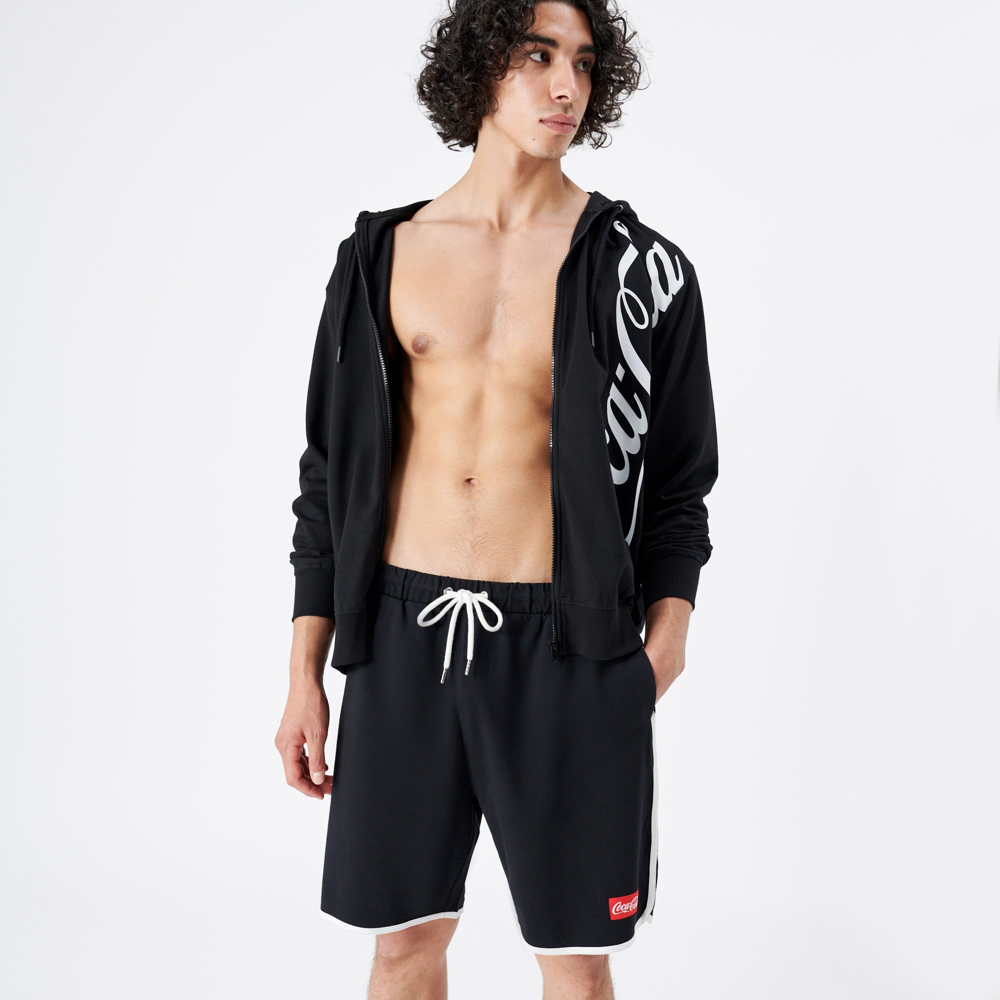 Unisex oversized Coca-Cola sweatshirt - black - Undiz