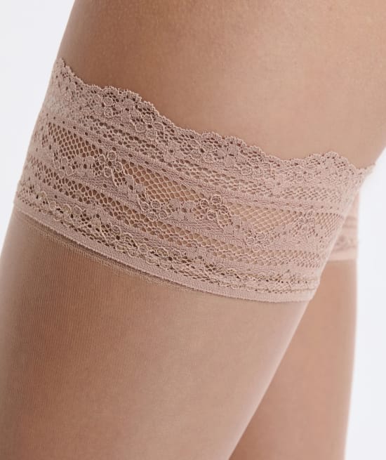 Satin-effect stockings;${refinementColor}