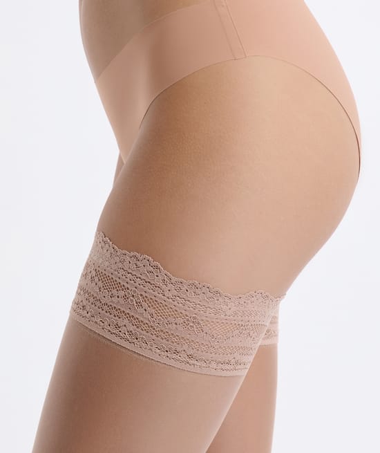 Satin-effect stockings;${refinementColor}