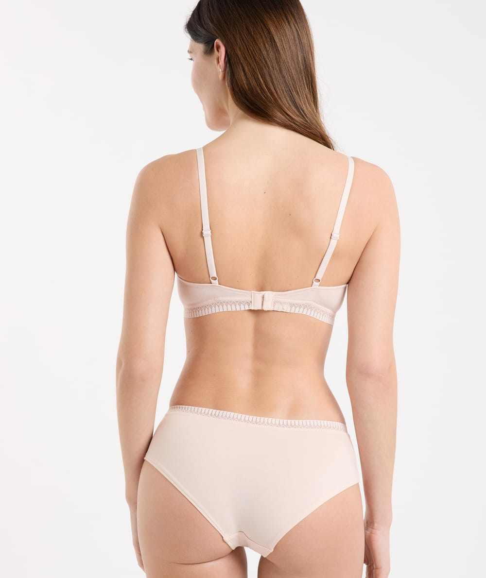 Triangel-BH ohne B&uuml;gel, abnehmbare Pads aus Baumwolle;${refinementColor}