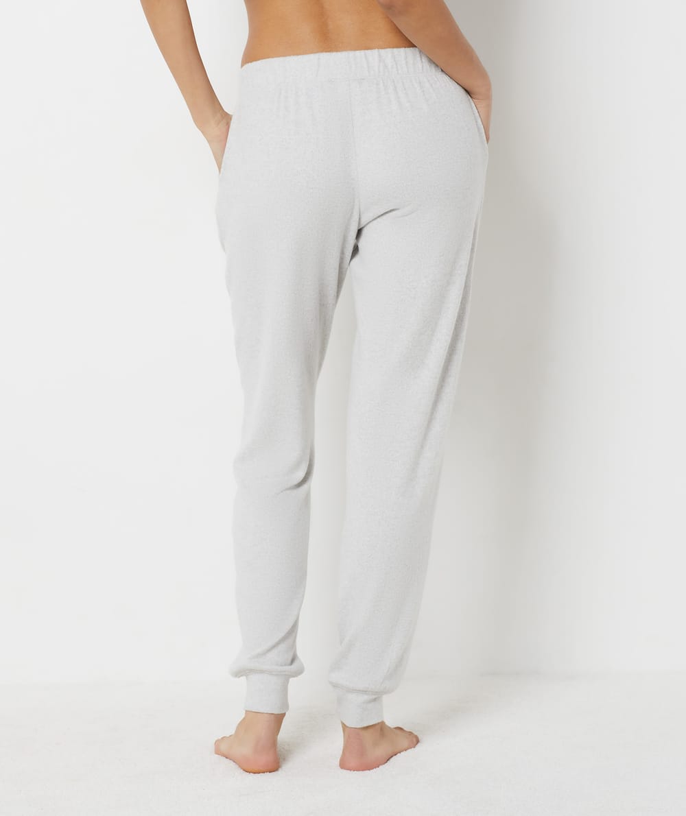 Pantalon De Pyjama ETAM - Taille L - Gris - Coton - Occasion Très Bon état