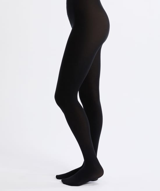 Essential opaque tights with thermal effect - 100D;${refinementColor}