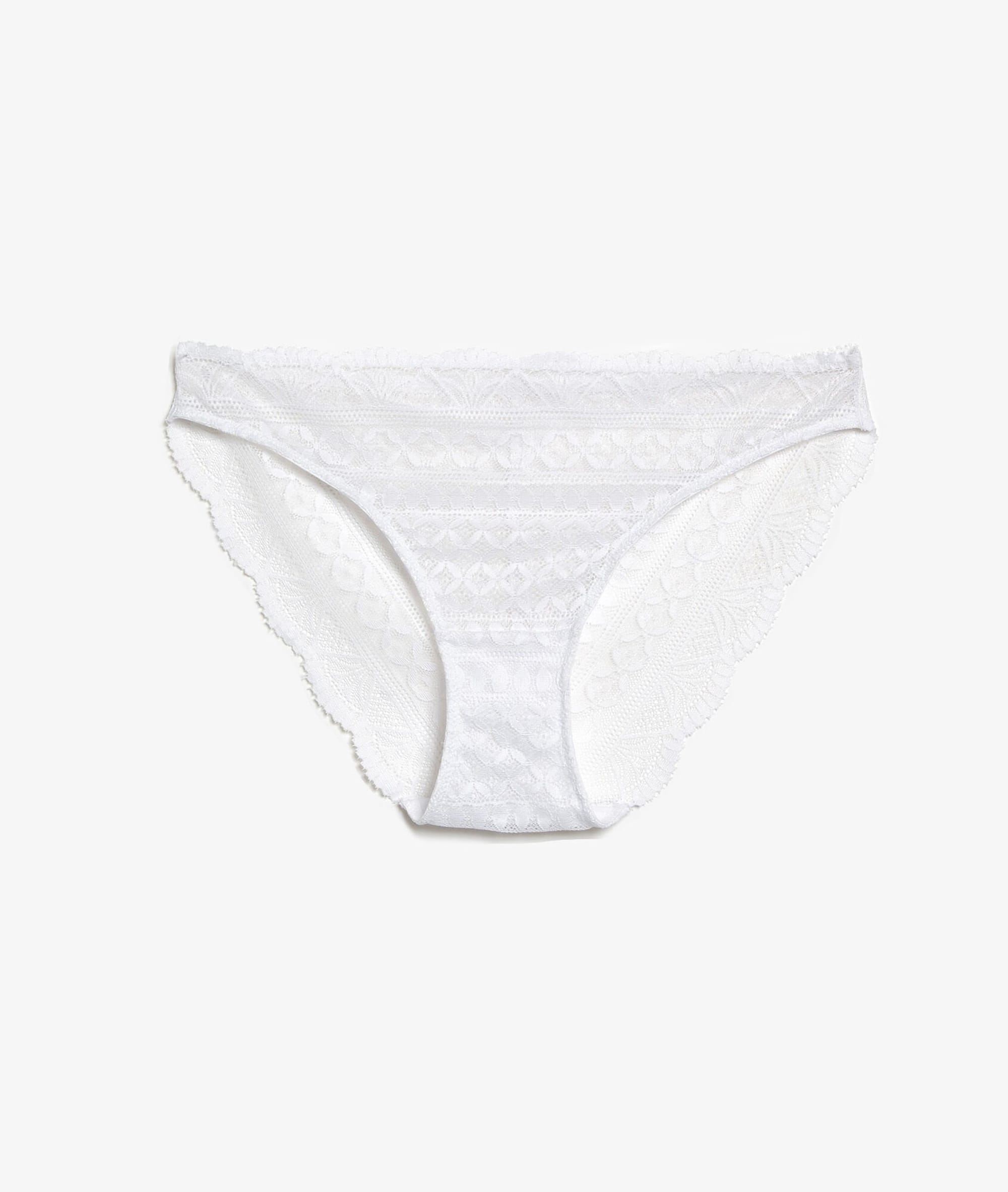 Culotte en dentelle IDOLE BLANC ETAM