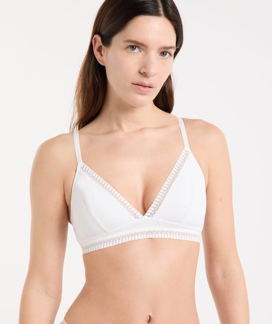 Triangel-BH ohne B&uuml;gel, abnehmbare Pads aus Baumwolle;${refinementColor}