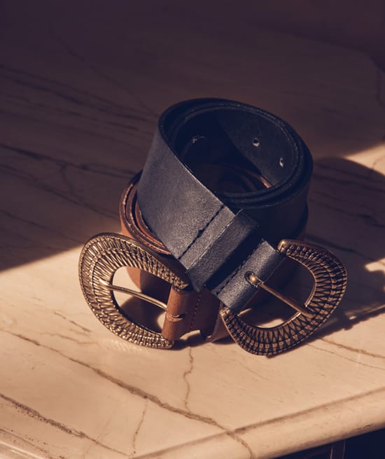 Ceinture en cuir Eden;${refinementColor}