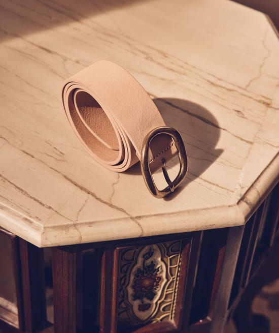 Ceinture en cuir Stella;${refinementColor}