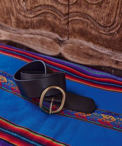 Stella leather belt;${refinementColor}