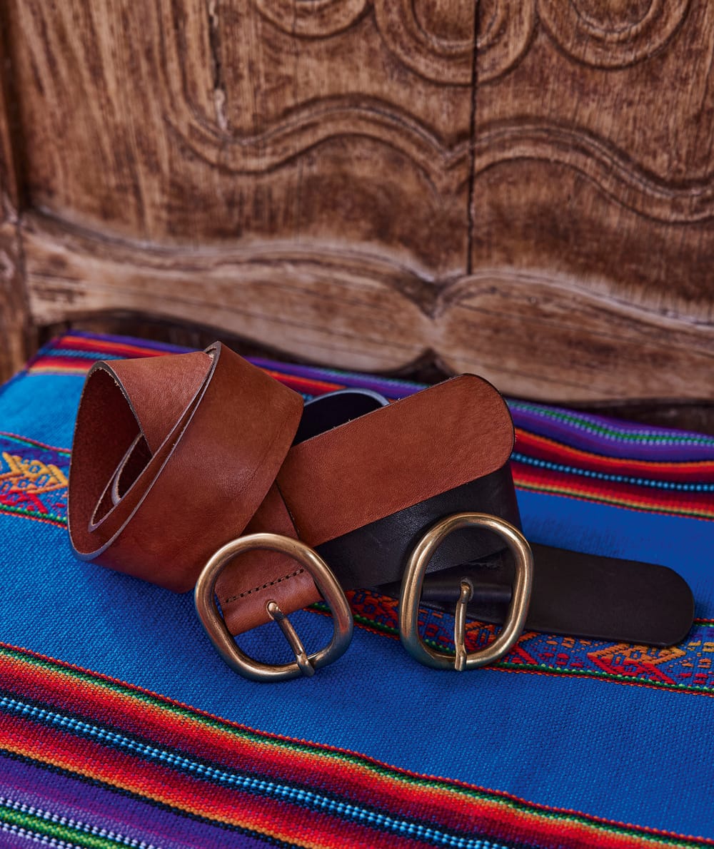 Stella leather belt;${refinementColor}