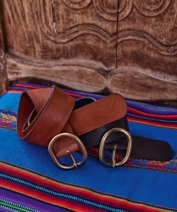 Stella leather belt;${refinementColor}