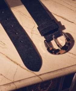 Elise split leather belt;${refinementColor}