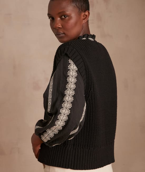 C&aacute;rdigan sin mangas LAURENA;${refinementColor}