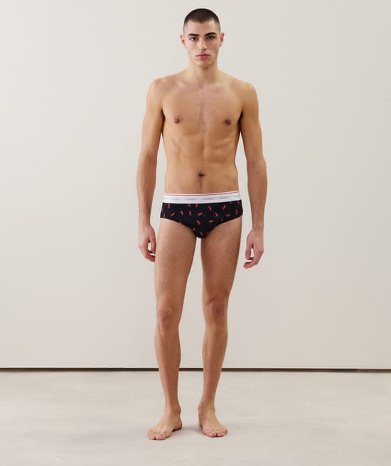Slip à motifs;