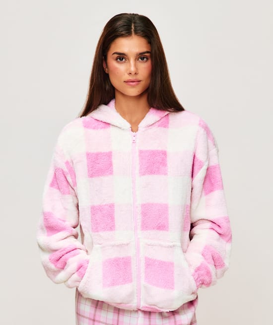 Veste polaire &agrave; capuche;