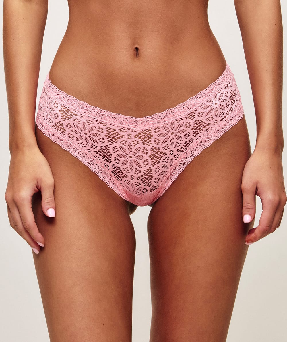 Lace cheeky;