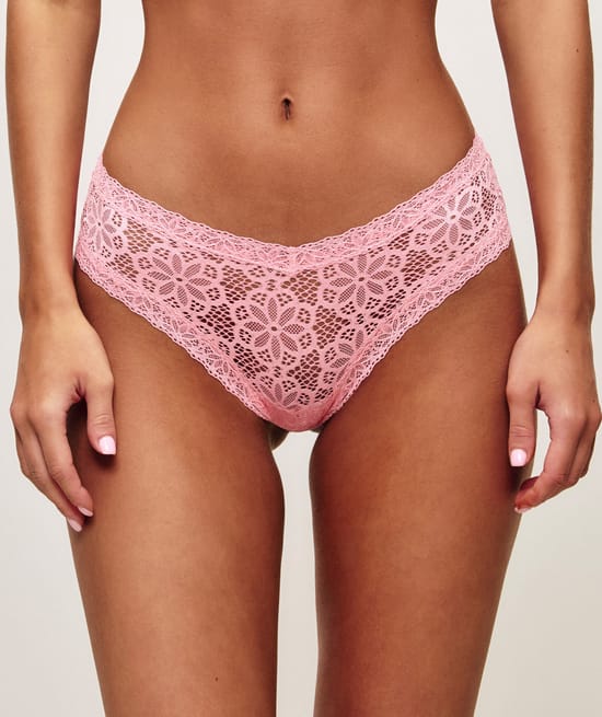 Lace cheeky;