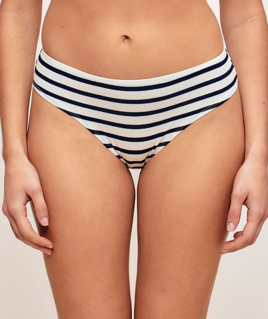 Pack of 3 patterned cotton knickers;