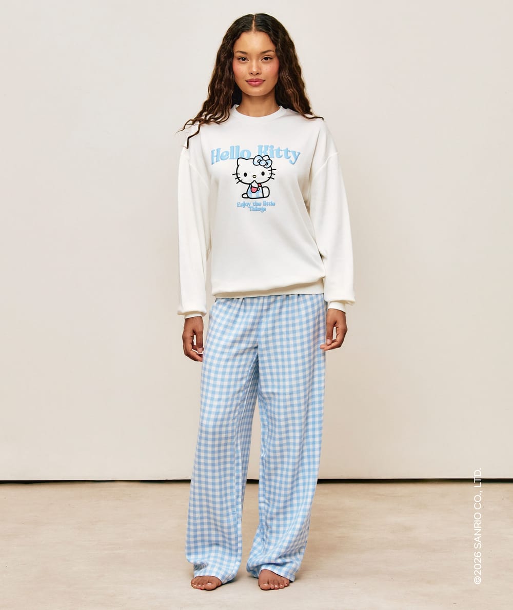 Hello Kitty sweatshirt and pants set;
