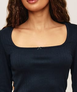 Top manches longues en jersey;