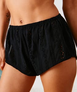 Pantalón corto de ganchillo ;