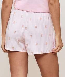 Short con rayas y motivos de ositos;