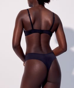 Microfiber push-up padded bra;