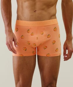 Boxer à motifs en coton;