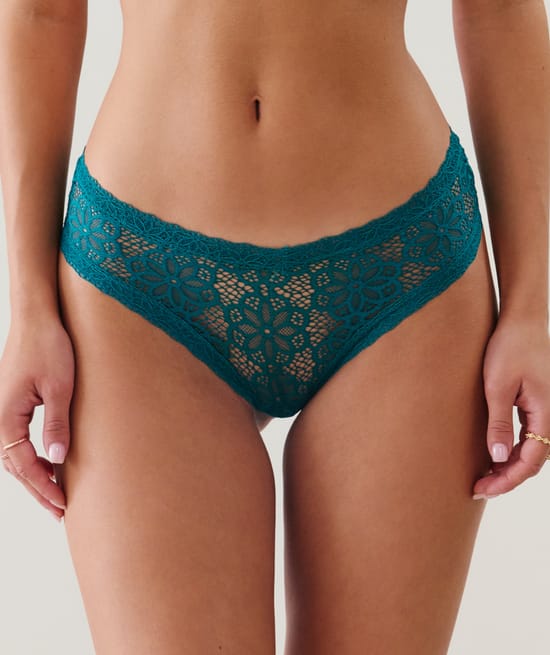 Lace cheeky;