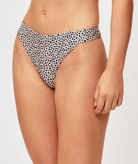 String - Bas de maillot de bain l&eacute;opard;