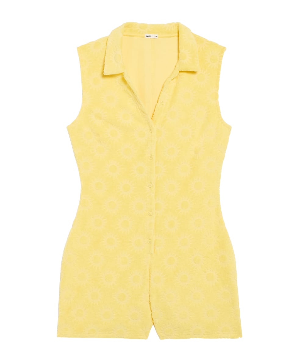 Combishort avec motif soleil;