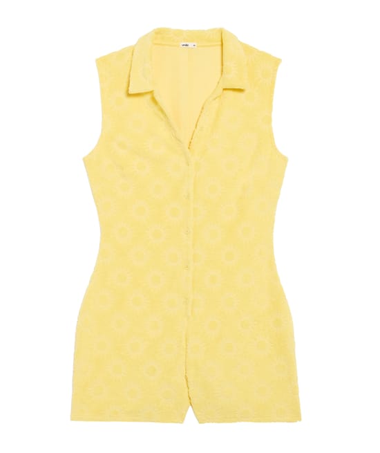 Combishort avec motif soleil;
