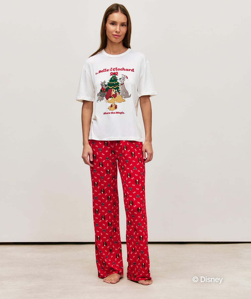 Ensemble de pyjama La belle et le clochard;