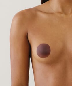 Nipple covers chocolate;