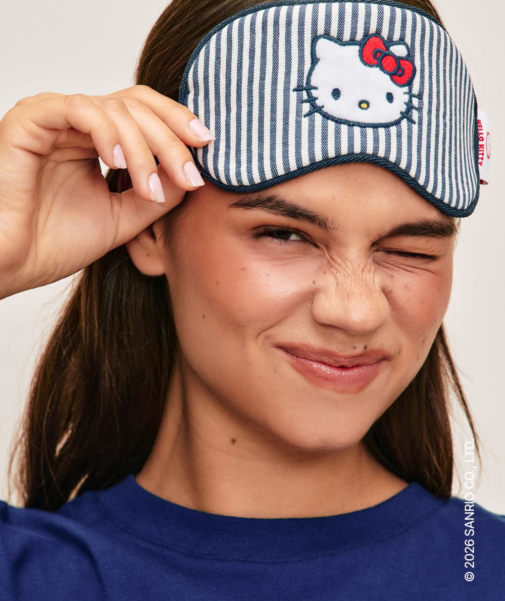 Masque de nuit hello kitty;