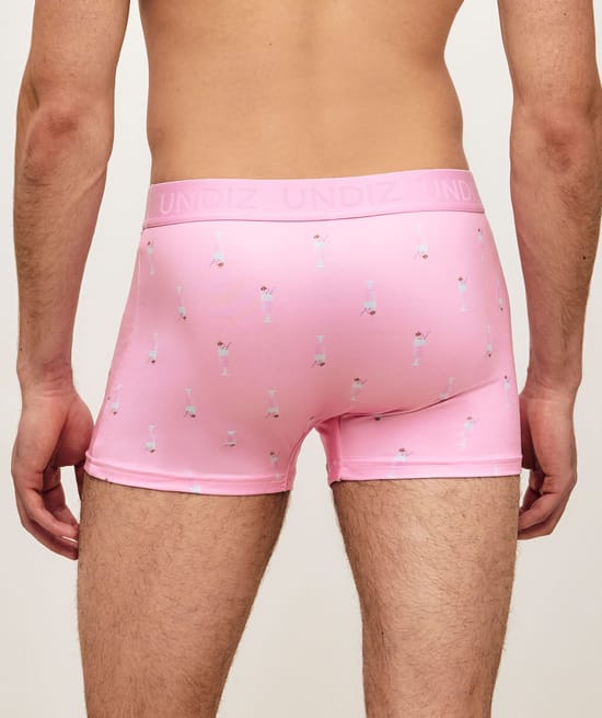 Geprinte microfiber boxer milkshake;