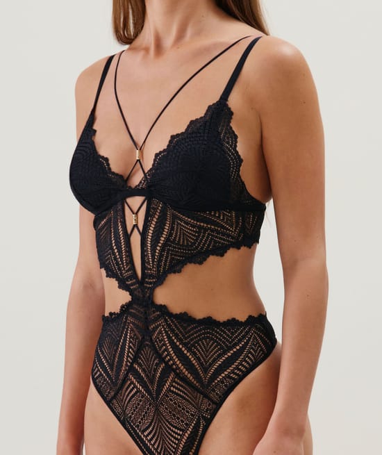 Body push-up en dentelle;
