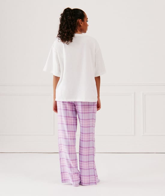 Pantalon à carreaux;
