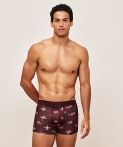 Boxer en microfibre &eacute;cureuil;