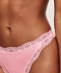 Lace thong;