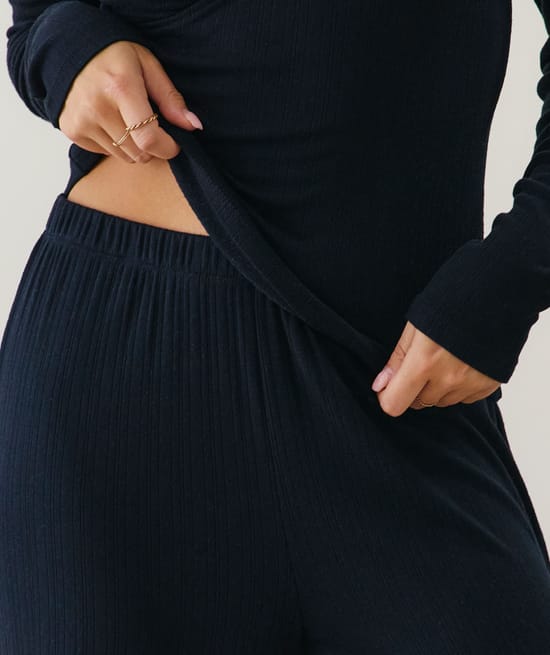 Pantalón de pointelle;