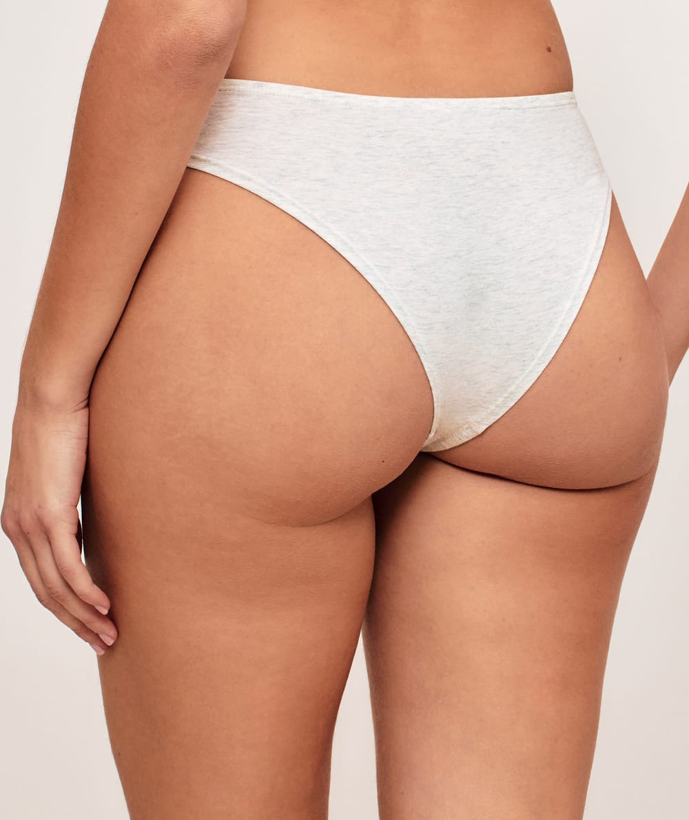 Pack of 3 patterned cotton knickers;