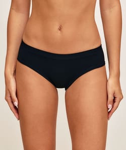 plain seamless shorty - black;