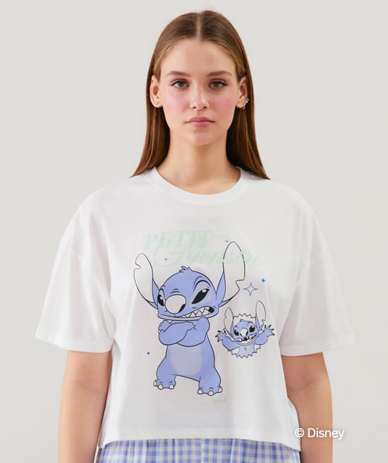 Top en jersey Stitch -Petit Monstre -;