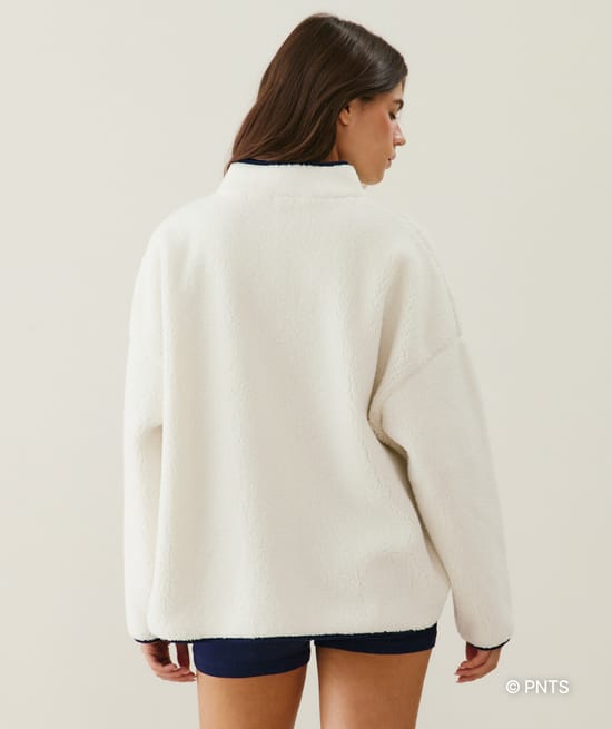 Sudadera de sherpa Snoopy;