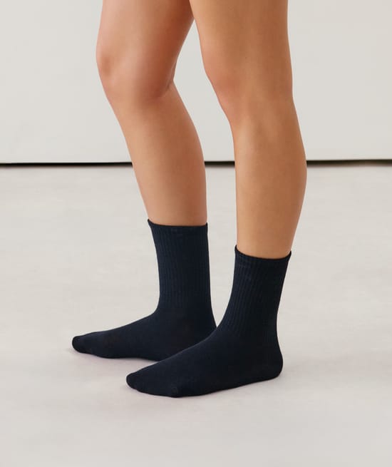 Pack of 3 cotton socks;