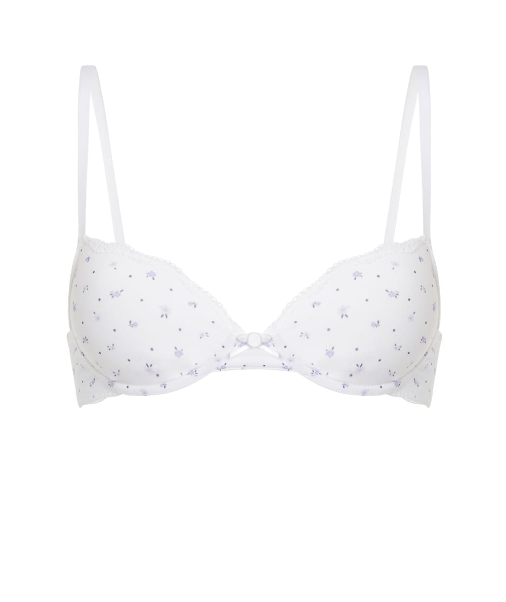 Push-up bra in pointelle;
