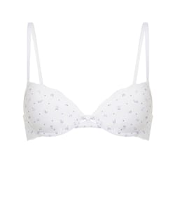 Push-up bra in pointelle;
