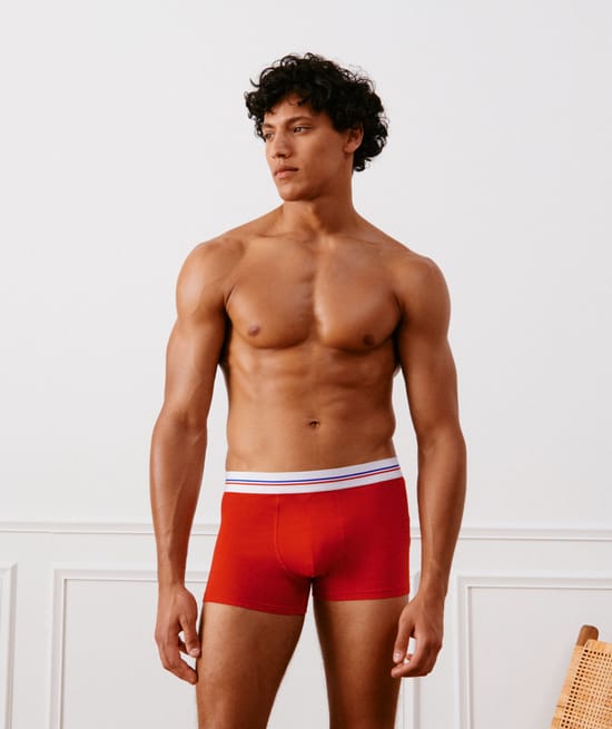 Cotton boxer shorts;