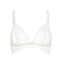 Soutien-gorge triangle en dentelle;