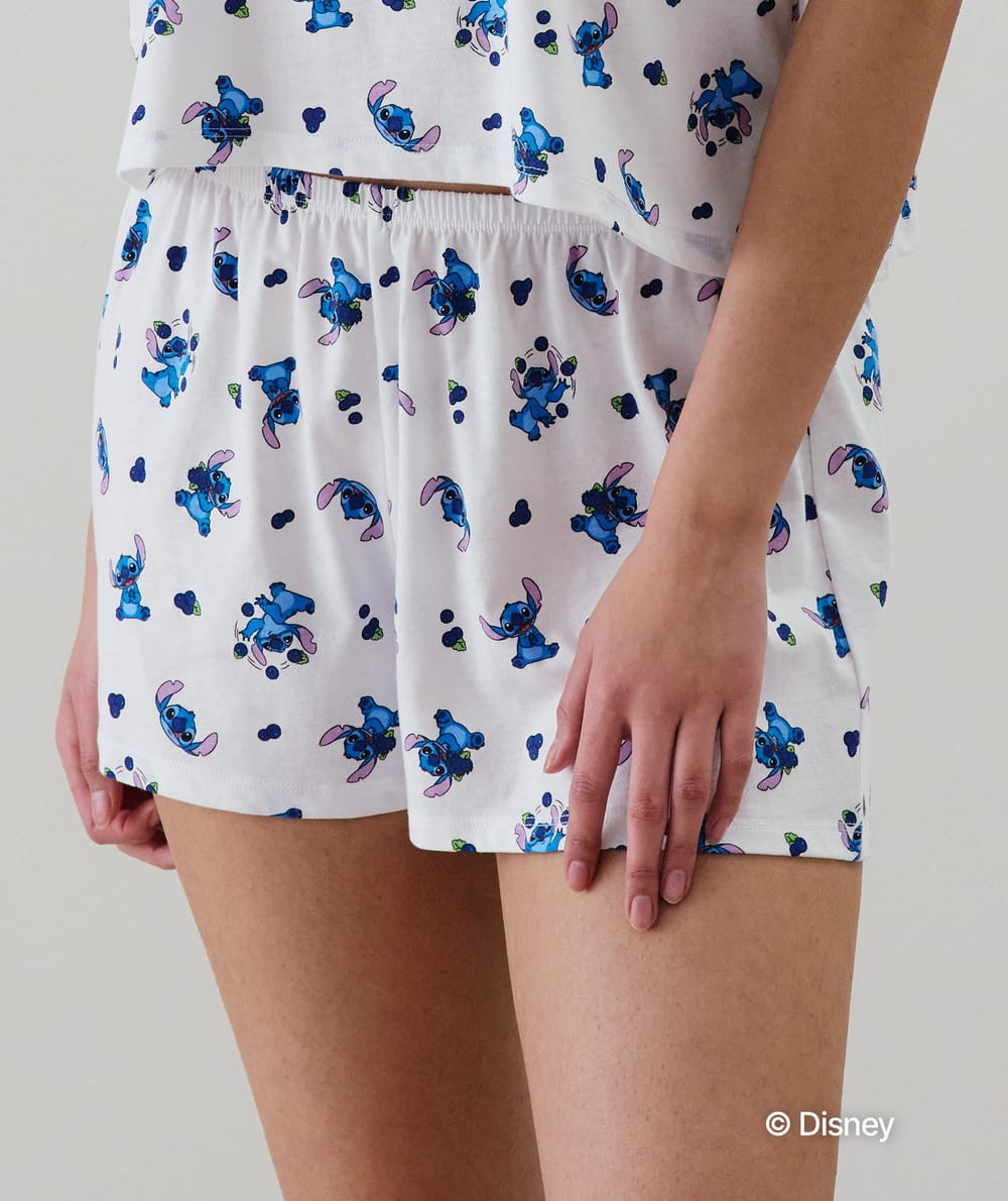 Stitch T-shirt en short set;