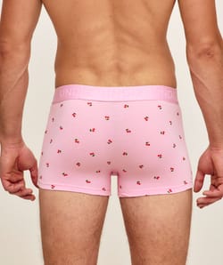 Katoenen boxershort met patroon;